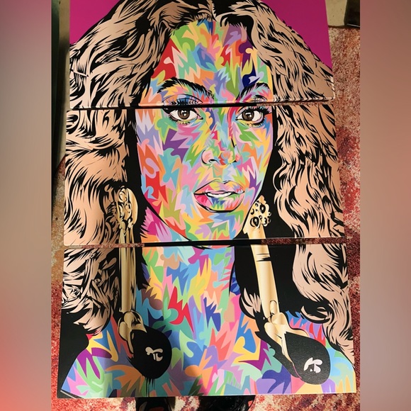Beyoncé 3-piece Wall Art - BRAND NEW! - 12” x 24”
